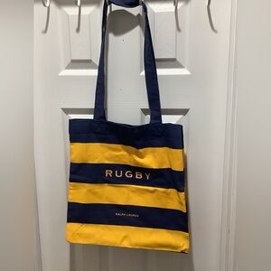 Rugby Ralph Lauren Tote Bag 15” Open bag no pockets